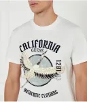 Футболка с изображением цапли Regular fit Guess Jeans, белый - фото 4