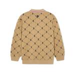 MLB Свитшот beige yellow детский - фото 3