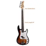 Электрогитарный ключ Glarry GP для бас-гитары - Sunset - фото 12