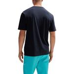 Футболка с принтом логотипа HUGO BOSS, темно-синий - фото 5