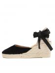 Эспадрильи Manebi Soft Suede Low Wedge K 1.0 WL, черный - фото 6