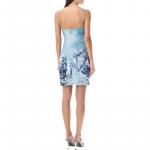 Детское платье мини с принтом DIESEL, синее - фото 4