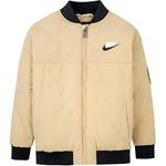 Детские пуховики/жилеты Nike, хаки - фото