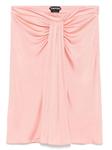 TOM FORD юбка мини с драпировкой, розовый - фото