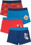 Трусы 4ER PACK  Fireman Sam, синий/красный - фото