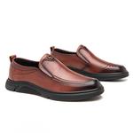 Мужские туфли Черный GZZ, Коричневый - фото 8