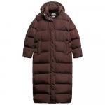 Пуховик Superdry Maxi, коричневый - фото 3