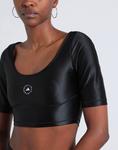 Кроп-топ Asmc Crop Top Adidas By Stella Mccartney, черный - фото 4
