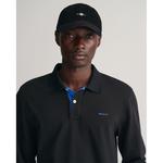 Поло Gant Reg Contrast Rugger, черный - фото 4