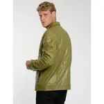 Кожаная куртка JCC "3102231", оливковый - фото 3