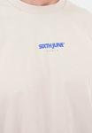 Футболка с принтом Sixth June, бежевая - фото 5