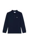 Топ Lacoste LONG SLEEVE PIQUÉ POLO, Navy/Dark Blue - фото 4