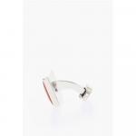 Запонки из эмалированной латуни Corneliani, оранжевый - фото 2