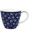 Кружка темно-синяя DAHLA с цветами Greengate - фото