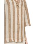 Рубашка Faherty Palma Linen Camp Shirt, цвет Cocoa Beach Stripe - фото 4