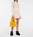 Сумка через плечо из овчины Miu Miu, Topazio - фото 5