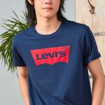 Футболка мужская синяя Levis - фото 4
