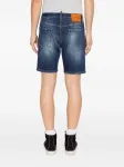 Джинсовые шорты с эффектом потертости Dsquared2, синий - фото 4