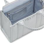 Маленькая сумка Marc Jacobs, цвет Silver/Bright White - фото 4