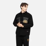 Рубашка мужская черная Evisu, черный - фото 3