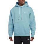 Толстовка с капюшоном Solo Swoosh Nike, синяя - фото 2