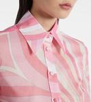 Хлопковая рубашка Iride Pucci, Rosa - фото 4