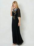 Платье макси Clover с декоративными элементами Hope & Ivy, Black - фото 5