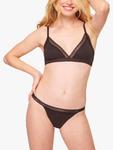 GO Ribbed Lace Танга Брифы sloggi, Black - фото 5