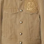 Куртка B crest Burberry, хаки - фото