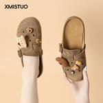 Закрытые тапочки для женщин XMISTUO, розовый - фото 5