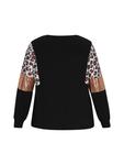 Блуза NAEMI Plus Size Blouse, черный - фото 3