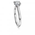 Кольцо-Солитер «Вечность» Swarovski - фото 4