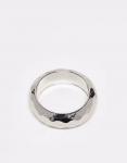 Кольцо простое с текстурой из серебра Asos Design - фото 2