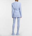 Блейзер Thelma из крепа THE ATTICO, синий - фото 3