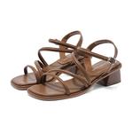 Сандалии женские Kekafu, коричневый - фото 6