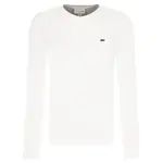 Классический крой с длинным рукавом Lacoste, белый - фото