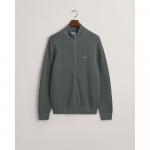 Свитер Gant 8040524 Full Zip, серый - фото 3