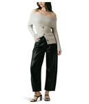 Свитер Blank NYC Off Shoulder Sweater, серый - фото 4