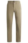 Обычные брюки-чинос BOSS, бежевый - фото