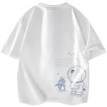 Футболка унисекс Doraemon, пенная серая - фото 2