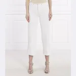 Укороченные джинсовые джинсы Michael Kors, белый - фото