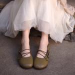 Туфли Мэри Джейн женские Artmu, хаки - фото 16