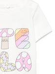 Stella McCartney Kids футболка с логотипом, белый - фото 3