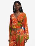 Брюки свободного кроя Desigual Wrap, Orange - фото 4