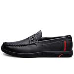 LAORENTOU Мужские кожаные туфли белые, цвет White - фото 3