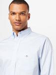 Рубашка на пуговицах классического кроя GANT, Azure - фото 3