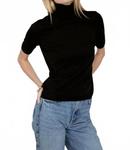 Вива Модал водолазка в черном цвете Amanda Maria - фото