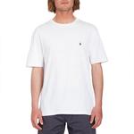 Футболка с коротким рукавом Volcom Stone Blanks Basic, белый - фото
