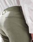 Зауженные брюки ASOS DESIGN оливкового цвета - фото 5