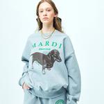 Унисекс свитшот MARDI MERCREDI, серый - фото 5
